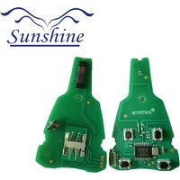 Sunshine PCB Remote Key Fob 433Mhz PCF7946AT For SAAB 9-3 9-5 2003-2010 LTQSAAM433TX Replacement Refit Car Remote Board Only