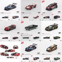 MINIGT 1/64 new product Chevrolet Cavalier Hyundai Nissan Bugatti Ford Mustang Cars Alloy Diecast Metal Model Kids Toys Boys