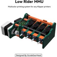 2026 New Low Rider MMU Kit Multi-Material Printing Upgraded 3D Printer System for Any Klipper SV08 3D Printers US Plug