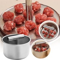 Meatball Making Set 6/12 Hole Press Meatball Maker Stainless non-stick Multifunctional Mold Kitchen Tools Easily make Meatball