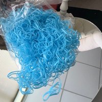 500Pcs Multiple Colors Disposable Rubber Band Hair Tie High Elasticity Children's Ponytail Fixed Rope Girls Gift Hair Accessory