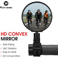 Wear bike universal fahrrad rückspiegel 360 grad verstellbarer rückspiegel fahrrad zubehör fahrrad lenker spiegel