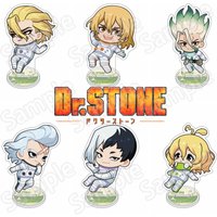 Anime Dr. STONE New 10cm Spacesuit Style Acrylic Stand Keychain Accessories Friends Gifts Funny Cartoon Bag Charms Backpack Pend