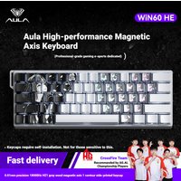 AULA WiN60 Gaming Magnetic Axis Keyboard Esports Gaming Office Customization 8K Mechanical Wired Hot Plug