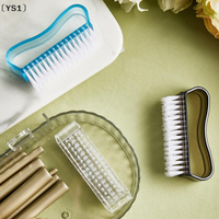 〔YS1〕3 Colors Hard Nail Dust Cleaning Brush For Manicure Pedicure Remove Dust Plastic Salon Tool