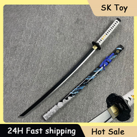 101cm Tsushima Game Same Style Wooden Sword Jin Sakai Japanese Samurai Sword Cosplay Katana Outdoor Toys Props Model Ornament