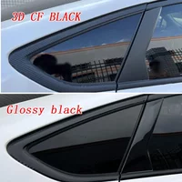 For Ford Fusion Mondeo 2013-2020 Sedan Window Chrome Delete Blackout ABC Pillars Glossy Black Stickers