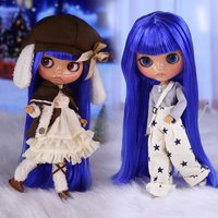 ICY DBS Blyth Doll 1/6 Joint 30cm Tan Skin Matte Face Distinctive Hair Female Outfit Set Doll BJD Toy Gift