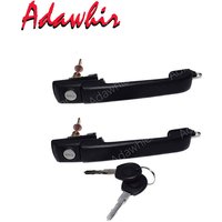 1 Pair of Exterior Door Handles with Key for VW Golf J-etta Mk3 III Cabrio 1H0837207C