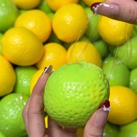 Asmr Crispy Lemon Stress Relief Ball Color Changing Lemon Handmade Ball Relieve Anxiety DIY Stress Relief Crispy Squeezing Toy