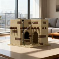 271pcs MOC Star Battle Tatooine Desert House 1 Model Building Blocks Christmas Gifts Construction DIY Toy Idea Education