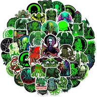 AliExpress 50Pcs Cthulhu Graffiti Stickers Water Bottle Laptop Phone Bicycle Luggage Case Skateboard Children Adult Sticker