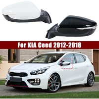 5/6/8PIN Do KIA Ceed 2012-2018 Akcesoria Samochodowe Auto Boczne Lusterko Wsteczne Zespół Elektrycznie Składane Kierunkowskazy