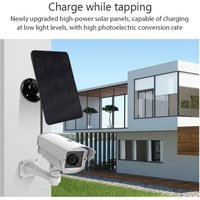 Micro Type-C Solar Panel Charger for Outdoor Use Compatible with Security Cameras And Small Home Lighting Systems