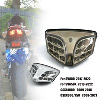 Fit For Suzuki 2017 - 2024 SV650 SV650X Motorcycle Rear LED Tail Light Turn Signal SV 650 X 2018 2019 2020 20212023 Taillight