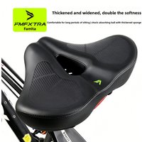 AliExpress VXM Enlarged and thickened bicycle seat cushion opposite sex noseless mountain bike saddle 412 folding bike waterproof seat cushion