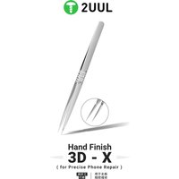 2UUL TW02 3D X Präzisionspinzette mit Handfinish, hohe Zähigkeit, rutschfeste Pinzette mit Grinping-Spitze für die Reparatur von Mobiltelefon-Motherboards