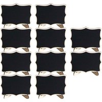 Wooden Blackboard Universal Message Board 10 Pcs/set Mini Chalkboard Portable Wedding Party Decor Decorative Parts