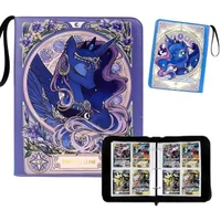 400 My Little Pony Anime Cartoon Album Book Game Card Collection Binder Children’s Toy Large Capacity Business Card Holder Gift