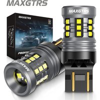 2X T20 LED Light CANBUS 1157 BAY15D P21/5W 7443 W21/5W LED Bulb No Error Daytime Running Light DRL Brake Reverse Lamp 12V