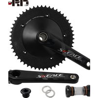 AliExpress SKEACE Break The Wind Hollowtech Crankset, Fixie Crank, Fixed Gear Bike, Track Bicycle CNC Carbon Chainwheel, 49T, 165mm, 144BCD