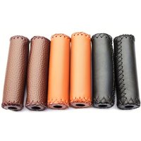 AliExpress 1 Pair Bicycle Grip Mountain Bike Dead Flying Bike Grip Hand Sewn Color High Elasticity Soft Foam Handlebar Bicycle Accessories