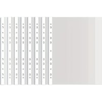 100pcs File Bag, 11.89 x 9.17 inches thick & 11-hole plastic page protection film, A4 protectiv