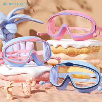 NEW Kids Swimming Goggles Big Frame HD View Anti-fog Waterproof Children's Swim Goggles Boys And Girls Multi-color To Choose 1PC