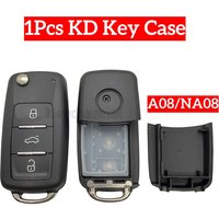 1pcs 3 Buttons KEYDIY B08 NB08 Remote Shell Car Flip Key 202AD Type Shell Cover Only for KD Wire Wireless Remote No Blade