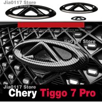 For Chery Tiggo 7 Pro 2024 2021 2023 Styling Plastic Rear Emblem Front Grille Badge High-end Decals Auto Exterior Decoration