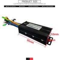 AliExpress NONE JN 36/48V E-bike Sine Wave 26A 500/750W SM Three Mode Brushless Controller For Electric Bicycle Tricycle Ebike E-Scooter Parts