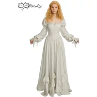 DAIZBELLA-Robe Renaissance Médiévale pour Femme, Costume Rétro, Robe de Princesse avec Ourlet à Volants, Dégradé
