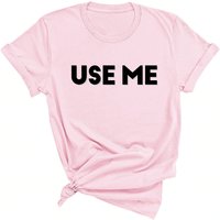 USE ME Funny Girls Cotton T-Shirt Women Shirts Sexy Female Tshirt Kawaii Clothes Plus Size Girl's Top Tee Oversized 4XL 5XL
