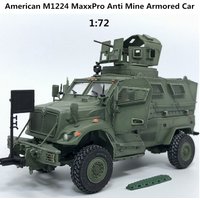 2025 New 1:72 Scale Model American M1224 MaxxPro Anti Mine Ambush Armored Vehicle Tank Collection Display Decoration Gift Fans