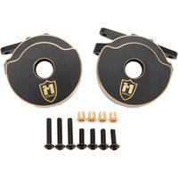 MEUS RACING Brass Steering Knuckles for for Vanquish H10 Optic Sparco Yokohama RTR 1/10 RC Crawler Upgrades Parts, L-124g/R-128g