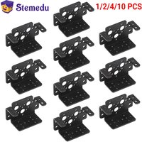 1/2/4/10 PCS Multi Servo Bracket for MG995 MG996R Universal Aluminum Multifunction Servo Bracket Robot Steering Gear Bracket