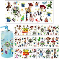 30 Style Woody Buzz Toys UV Cartoon Sticker Party DIY Decals 3D transfers uvdtf tumbler seal stickers 16oz uv dtf cup wraps