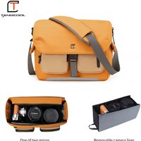 TANGCOOL Travel Camera Bag Water resistant Messenger Shoulder Bag Portable Photography Bag with Removable Liner for Men Women