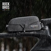 ROCKBROS ROAD TO SKY Bicycle Bags Magnetic Lid Top Tube Bag Waterproof Suction Front Bag Mobile Phone Bag