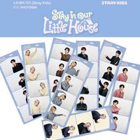 SKZOO Stray Kids New Series Four Grid Bookmark Little House Cute Collection Selfie Series Felix HyunJin Chan Woojin Fans Gifts