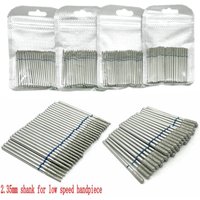 50pcs/set Diamond Milling Cutter Grinding Bur Drill Bits Dental Grinding Polishing Polisher Nail Drill Bits Drill 2.35mm shank