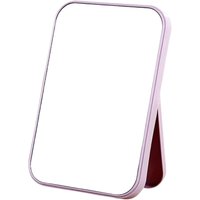 Portable Folding Cosmetic Mirror - Simple Square Desktop Makeup Mirror
