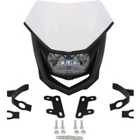 AliExpress 35W Motorcycle Headlight Plate Mask Fairing H4 Headlamp For Yamaha Honda Suzuki Enduro Motocross Dirt Bike Modified Accessories
