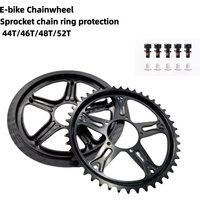 GUSTAVO G340 E-bike Chainwheel 44T/46T/48T/52T Sprocket Chain ring Protection For Bafang BBS01 BBS02 MidDrive Motor