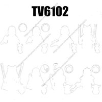 TV6102 Action Figures Movie Building Blocks Bricks TV8009 TV8010 TV8011 TV8012 TV8013 TV8014 TV8015 TV8016 Gift Toys