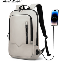 Heroic Knight Men's Daily Laptop Backpack Lightweight Minimalist Commute Office Daypack Women Waterproof Business Trip Schoolbag