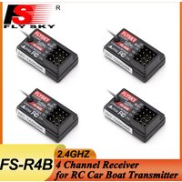 1/2/4PCS FLYSKY FS-R4B 4 Channel 4CH 2.4G Mini PWM Receiver 3.5-8.4V ANT Single Antenna for RC Car Boat Transmitter Model Toy