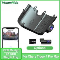 Recorder Night Vision 4K UHD Plug and Play Car DVR Dash Cam for Chirey Fownix Chery Tiggo 7 8 Pro DR 7.0 Sportequipe 7 Ebro S800