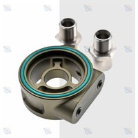 Oil Temperature Pressure M20-1.5 3/4-16UNF Universal Aluminum Oil Filter Sandwich NPT1/8 Instrument Plate Adapter Sensor Base