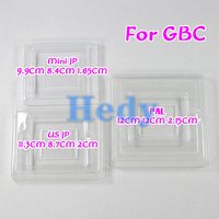 1PCS For GB GBC Clear Game Card Cartridge Case Boxe Insert Inner Tray Inlay For Gameboy Color Mini Japan JP US EU Version
